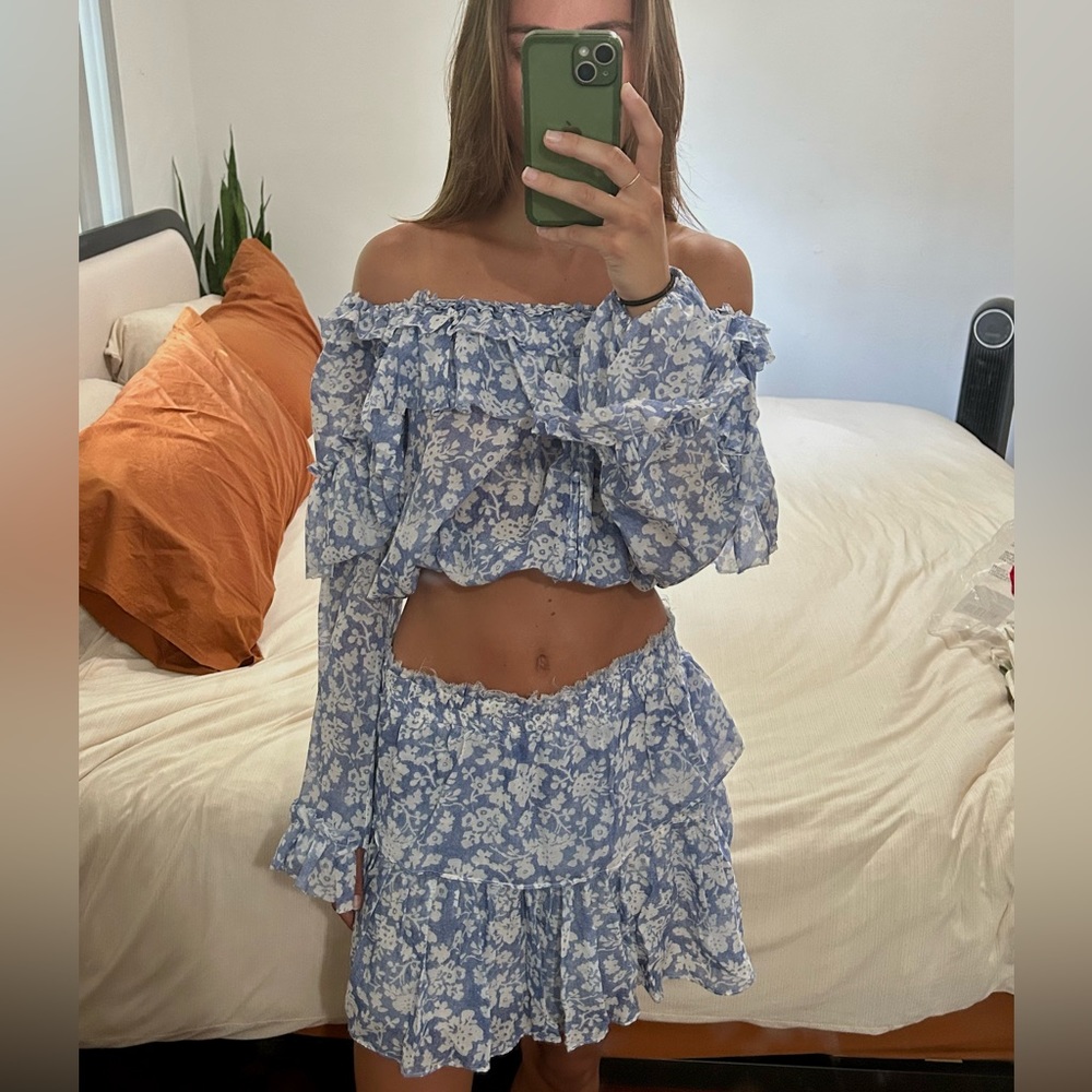 Loveshackfancy 2 piece set - Small top, medium skirt